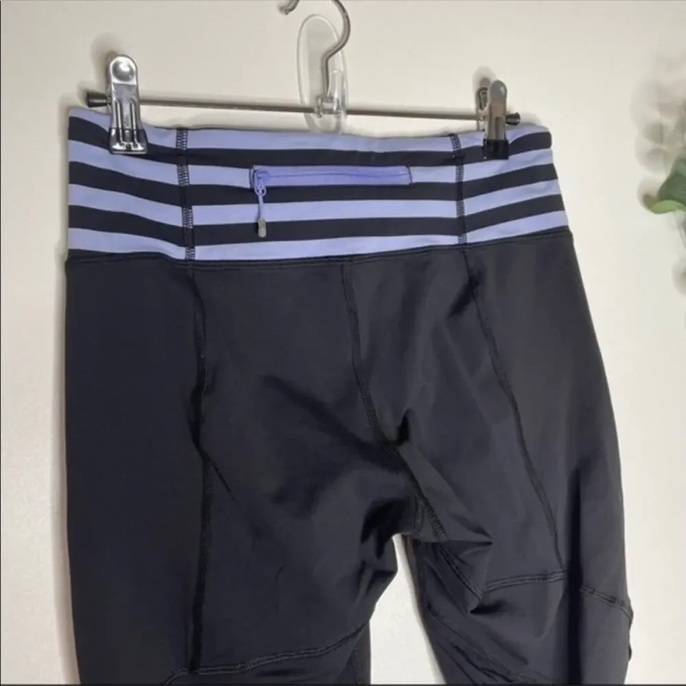 Lululemon Run For Your Life Crop Leggings Size 8